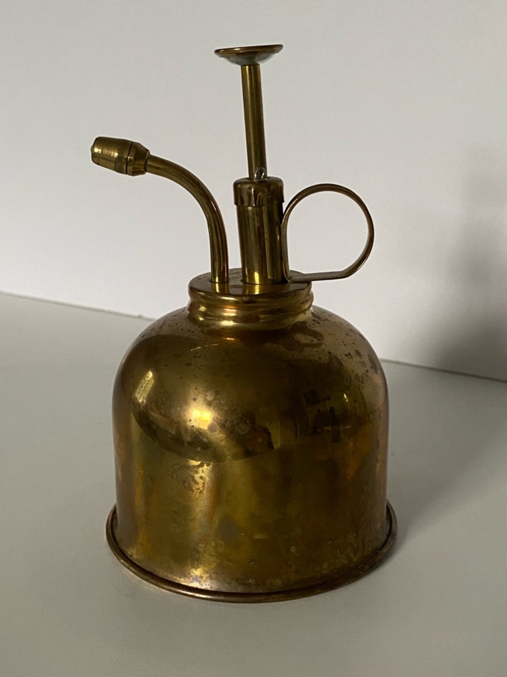 Brass Plant Mister Sprayer 8 oz Vintage Style Indoor Houseplants 5” Tall No Dent